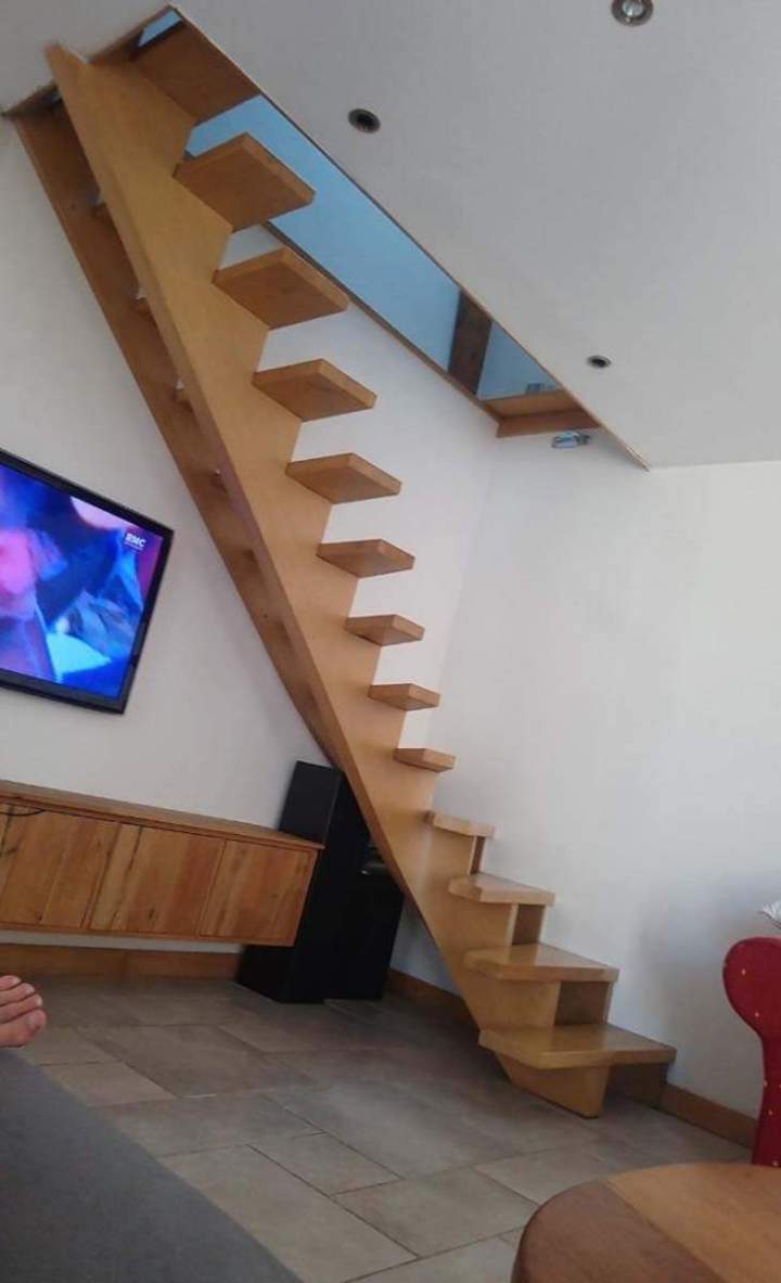 Escalier en bois sur mesure Pacy-sur-Eure