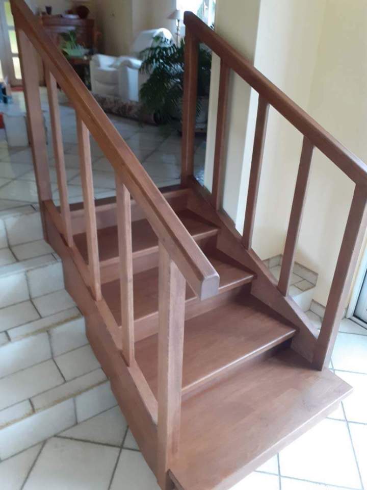 Escalier d'entrée en bois Pacy-sur-Eure