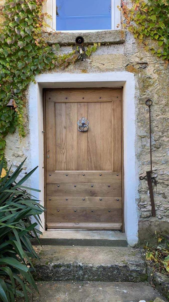 Porte d'entrée en bois Pacy-sur-Eure