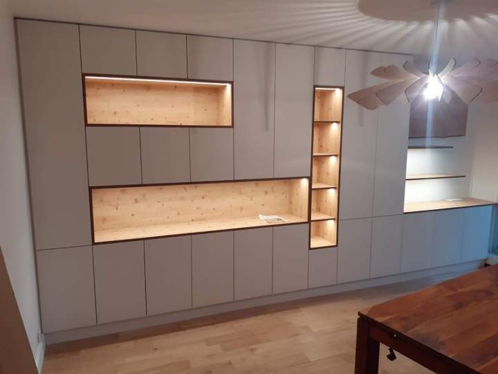 Meuble de rangement en bois intégré Pacy-sur-Eure